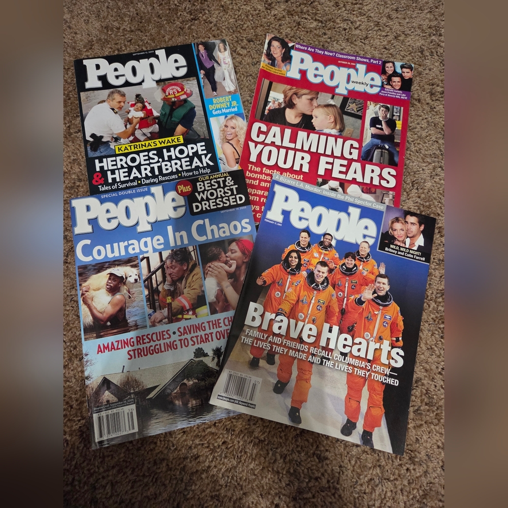 Vintage People Magazine Collection Lot